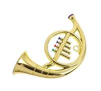 TOYANDONA 1pc Simulated French Horn Model Toy for Boy Girl Lifelike Performance Prop for Stage Shows for Teaching and Room Decoration
