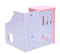 TOYANDONA 1Pc Villa Hamster Nest Sleeping Cottage for Squirrels and Hamsters Fun Multi Opening Design Premium Space Saving Pet