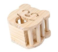 TOYANDONA 1pc Wooden Grass Rack Feeder for Guinea Pigs Chinchillas Easy to Install Smooth Edges Chic Design for Hay and Food Dispensing