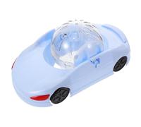 TOYANDONA 1pcs Silent Exercise Wheel Hamster Fitness Ball Easy to Clean Smooth Movement Pp Material 29.5 * 16.5cm Blue Car Shaped Running Wheel for Small Animals Hamsters Cages