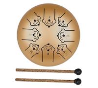 TOYANDONA 1set Beginner Steel Tongue Drum Percussion Instrument for Boys and Girls and Adults for Music Education Yoga Meditation and Decorative Use Monkey