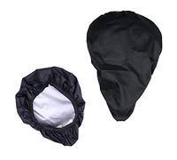 TOYANDONA 1set Bike Saddle Cover Durable Water Resistant Bike Seat Protector with Elastic Drawstring for Men Women for Outdoor Cycling 2pcs