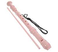 TOYANDONA 1set Clarinet Flute for Boys and Girls German Style Recorder Food-grade High-pitch Musical Instrument for Beginners Safe and Design Macaron