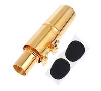 TOYANDONA 1set Creative Saxophone Mouthpiece Alto Saxophone Accessory for Musicians Improves Intonation Easy to Assemble for Music