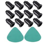 TOYANDONA 1set Electric Guitar String Buckles of Mounting Caps for Enhanced Sound Easy Installation Compatible Electric Guitars Includes Random Picks