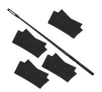 TOYANDONA 1set Flute Cleaning Kit Flute Cleaning Rod and Care Cloths for Maintenance Lightweight and Portable Instrument Care Tools