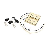 TOYANDONA 1set Guitar Pickup Bridge Neck Pickup Replacement for Electric Guitar Versatile Sound Amplification for Blues More Easy Installation for Musicians