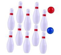 TOYANDONA 1Set Interactive PU Bowling for Pins Balls Safe Plaything for Family Fun Games Smooth Surface for Easy Handling and Learning