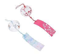 TOYANDONA 1set Japanese Wind Chimes Butterflies Sailboat Design for Decor Unique Home Decoration with Melodious Sounds for Garden Patio Spa 2pcs