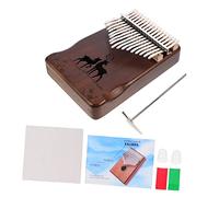 TOYANDONA 1set Keys Kalimba Portable Thumb Piano Ethereal Sound Quality for Beginners Acacia Digital Symbols Musical Instrument for All Ages