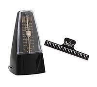 TOYANDONA 1set Mechanical Metronome for Piano and Guitar High Accuracy Rhythm Timer Music Sheet Clip Tuning Modes Suitable for Instruments Like Erhu and Violin