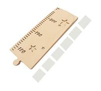 TOYANDONA 1set Nordic Style Wooden Height Growth Ruler Splicing Growth Chart for Boys and Girls Room Unique Star-Shaped Design Accurate Measurement Safe Material for Recording