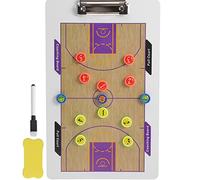 TOYANDONA 1Set Portable Basketball Clipboard Double Sided Magnetic Whiteboard Strategy Board for Features and Player Stats Tracer Basketball Training Equipment