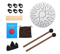 TOYANDONA 1set Portable Ethereal Drum Tone Tongue Drum for Music Education Yoga Meditation Mind Healing Percussion Instrument