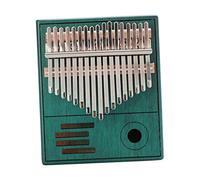 TOYANDONA 1set Portable Kalimba Keys Thumb Piano Compact Musical Instrument Peacock Blue Veneer Construction Smooth Texture for Beginners and Music Lovers