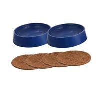 TOYANDONA 1Set Reusable Pigeon Nest Wear Resistant Compact Breeding Nests with Replaceable Pads for Indoor and Outdoor Use for Bird Care and Nesting