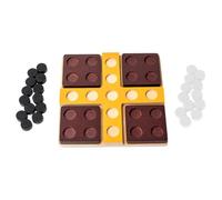 TOYANDONA 1set Rotatable Four Row Chess Game for Adults Educational Board Game for Family and Friends Coordination and Intelligence