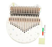 TOYANDONA 1set Transparent Acrylic Key Thumb Piano Finger Instrument for Beginners Portable Kalimba for Home Gatherings and Travel Includes Accessory Bag and Music
