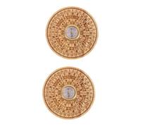 TOYANDONA 1set Unique Chinese Feng Shui Compass Decorative Pan for Home Office Artistic Ornament for Creating Chic Atmosphere Durable Quality Craftsmanship