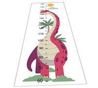 TOYANDONA 1sheet Cartoon Animal Growth Height Chart Wall Decal for Boys and Girls and Measurement Sticker for Nursery and Bedroom Decor Removable and Practical Wall Decoration
