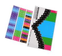 TOYANDONA 1sheet Kalimba Note Stickers for Beginners Key Thumb Piano Decals Easy Installation Non-residue Chord Learning Aid Scale Stickers for Improved Accuracy