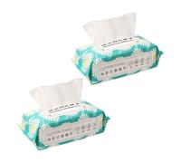 TOYANDONA 2 Bags Water Absorbing Foot Towels Multi-function Spa Foot Towels 70 Sheets/each Bag Wood Pulp Thickened Wet and Dry Use White for Home Personal Caring