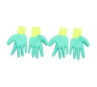 TOYANDONA 2 Pairs Bite-proof Protective Gloves Thickened Rubber Training Gloves for Hamster and Small Pet Handling Anti-scratch Pet Feeding Accessory