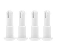 TOYANDONA 2 Pairs Chin Rest Pin Replacement for Optometry Machines, White Plastic Material with Fast Paper Changes and Resist Deformation Features, Suitable for Clinics and Optometry Centers