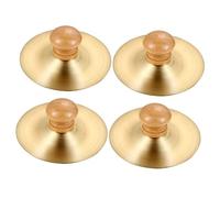 TOYANDONA 2 Pairs of Copper Finger Cymbals for Kids 7cm Portable Percussion Musical Instruments for Dance and Music Play