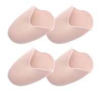 TOYANDONA 2 Pairs Silicone Covers Ballet Protective Pad Sebs Beige Comfortable Gel for Dance Shoes, Dancers and Professional Dancers