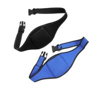 TOYANDONA 2 Pcs Adjustable Sweat Absorbent Mic Belt Waistband Bag with Dropping Strap Neoprene Microphone Holder Pouch for Fitness Teachers Speakers Theatre Use Black