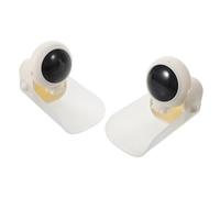 TOYANDONA 2 Pcs Faucet Extender Safe Sink Extension for Easy Hand Washing for Bathroom Kitchen Empower Independence Sturdy Design Ivory White