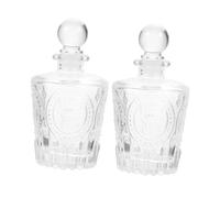 TOYANDONA 2 Pcs Glass Essential Oil Bottle Refillable Aromatherapy Jar for Home Air Freshener Transparent Diffuser Container Compact Design