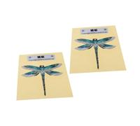 TOYANDONA 2 Pcs Guitar Head Stickers Guitar Decorative Pvc Decals Easy to Apply Unique Fretboard Markers for Acoustic and Banjos