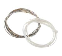 TOYANDONA 2 Pcs Iridescent White Guitar Purfling Strips 1640×6×1.5mm Acoustic Classical Guitar Body Binding Decoration Inlay for Luthier Supplies