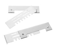 TOYANDONA 2 Pcs Metal Beehive Escape Door Vent Adjustable Bee Door Spacer Durable Beekeeping Equipment for Hive Frame Protection and Bee Control