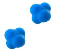 TOYANDONA 2 Pcs Silicone Ball Balance Balls for Exercise Large Yoga Pregnancy Adults Fitness Reaction Ball Reflex Ball Bounce Ball Workout Ball Agility Ball Blue