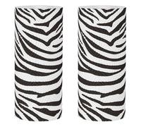 TOYANDONA 2 Rolls Printed Paper Towels with Zebra Pattern Thickened Environmentally Friendly Kitchen Hand Paper Towels for Gatherings and Home Use