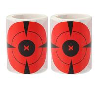 TOYANDONA 2 Rolls round Self Adhesive Spot Circle Labels with Super Stickiness and Wear Resistance for Sports and Training Shooting Targets