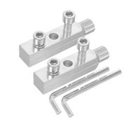 TOYANDONA 2 Set Broken Screw Extractor Thread Remover Tool Steel Silver for Plumbing Repair Valves Nipple Universal Compatibility Professional Use