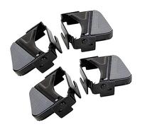 TOYANDONA 2 Sets Carbon Steel Foot Pegs for Bicycle Durable Axle Pedals with Slip Texture Safe Accessories for Mountain Bikes Bikes Black