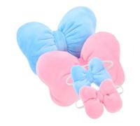 TOYANDONA 2 Sets Doll Bowknot Creative Plush Bowtie Headwear Accessories for Dress Up Dolls Easy to Wear Artistic Design Enhances Style for Themed Play and Fine Motor Skill Development