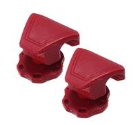 TOYANDONA 2 Sets Football Helmet Visor Clips Secure Fasteners with Screws for American Football Helmets Durable Nylon Replacement Parts for Stable Visor Fit and Improved Vision Field