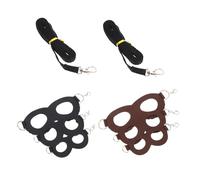 TOYANDONA 2 Sets Hamster Harnesses Wear Resistant Leashes for Small Pets Portable Rat Leashes Comfortable Breathable Design Easy to Clean for Outdoor Adventures