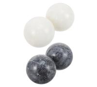 TOYANDONA 2 Sets Marble Pattern Hand Massage Balls for Finger Exercise and Muscle Flexibility Traditional Health Fitness Therapy Tools for Stress Relief and Brain Relaxation
