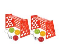 TOYANDONA 2 Sets Mini Football Field Parrot Toys for Training and Intelligence Development, Pet Football Field Game for Birds, Interactive Soccer Toy Suitable for Parrots and Small Birds Random Color