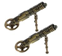 TOYANDONA 2 Sets Mortar Launcher with Rocket Rounds Realistic Military Pretend Play for Boys Outdoor Family Fun Teamwork and Hands Skill Development
