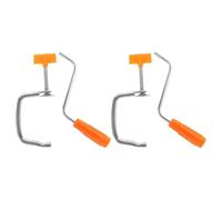 TOYANDONA 2 Sets Pasta Maker Handle and Fixing Clip Sturdy Replacement Parts for Manual Noodle Machines Stable Pasta Rolling Tool for Family Cooking