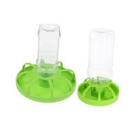 TOYANDONA 2 Sets Quail Feeder and Poultry Food Container Sturdy Chicken Feed Tool for Small Birds User Friendly Design with Large Capacity Easy to Clean and Maintain for Preventing Feed