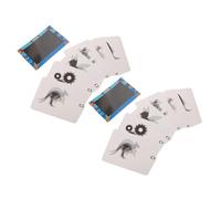 TOYANDONA 2 Sets Raster Animation Illusion Science Early Education Experiment Kit for Visual Illusion Science Laboratory Supplies Scientific Plastic White